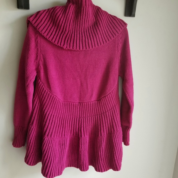 🧥 KNITTED WATERFALL LAPEL OPEN CARDIGAN - Picture 5 of 12